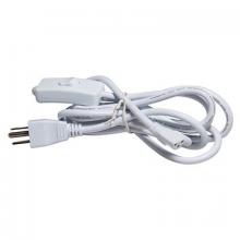  789SPC-WHT - 6ft Power Cord with Plug and In-Line Switch